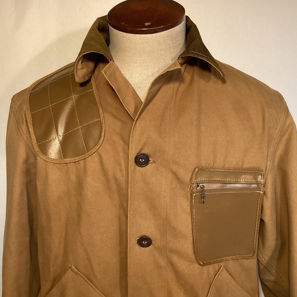 Vintage SafTbak Shooting Bird Hunting Canvas Mens Jacket size 40 made in USA - Picture 2 of 16